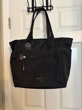 Marc Jacobs Black Nylon Duffel Tote